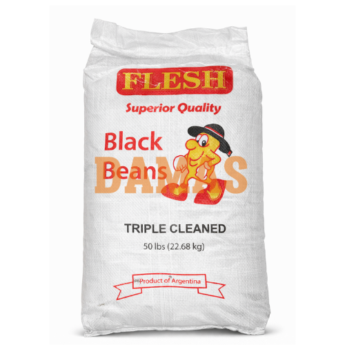 FLESH BLACK BEANS 50LBS