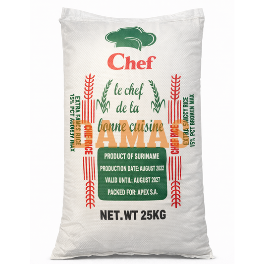 DIRI CHEF 25KG SURINAME