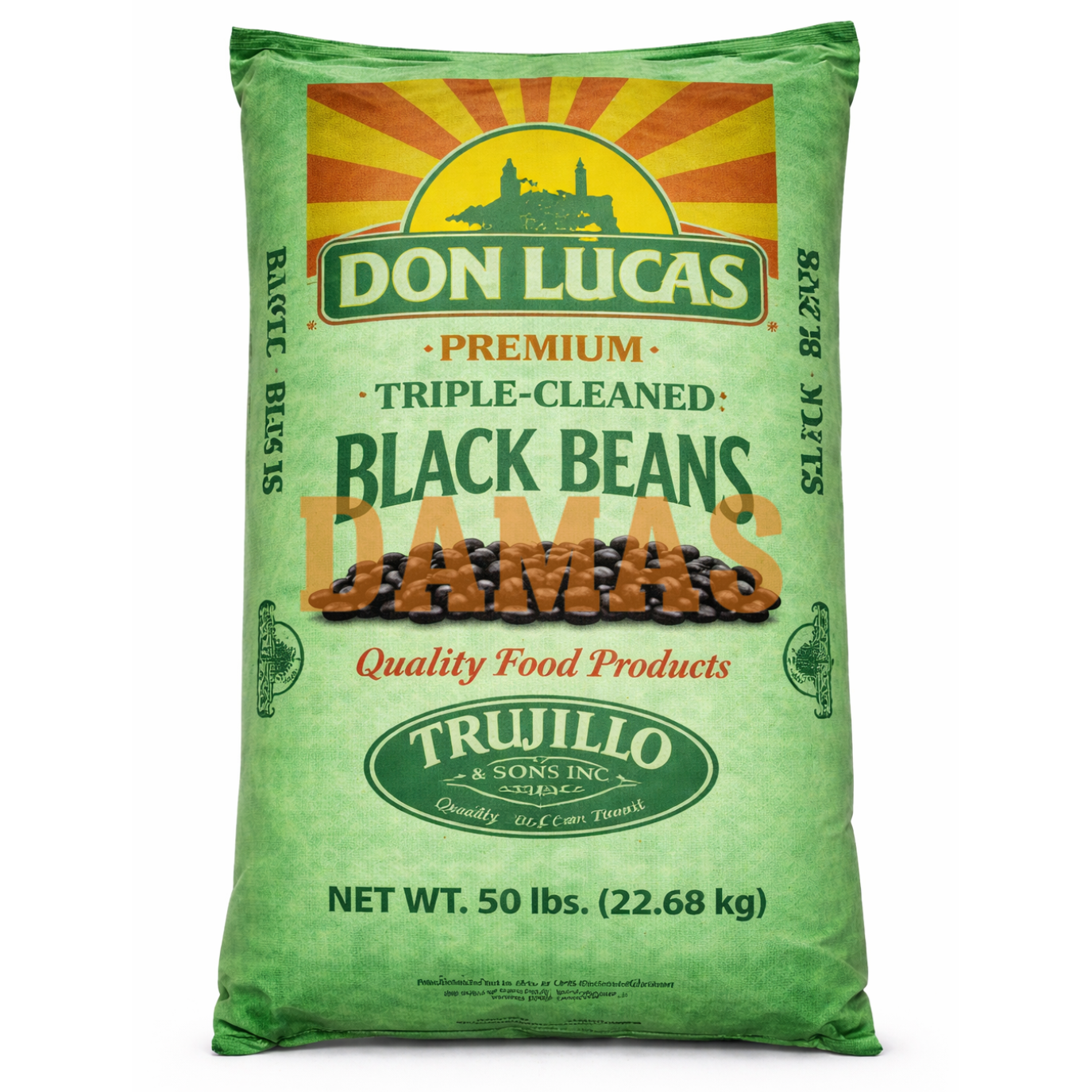 DON LUCAS  BLACK BEANS 50LBS